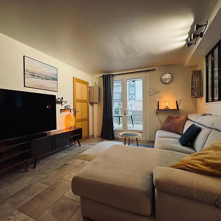 Apartman Grande Terrasse 300m Parking Prive 4 Pers Cabourg