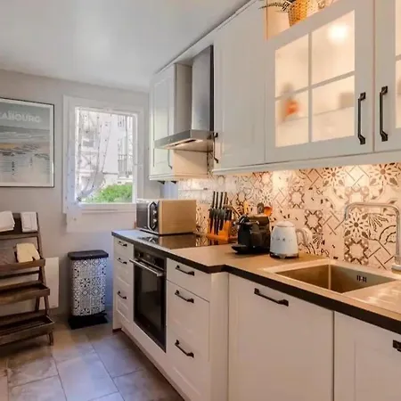 Grande Terrasse 300M Plage Parking Prive 4 Pers 아파트 꺄부흐